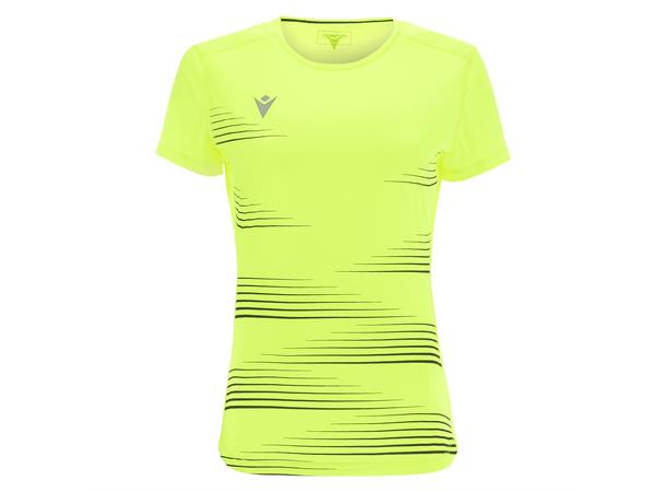 Irma Shirt Dame NYEL/BLK M Teknisk løpe t-skjorte til dame 